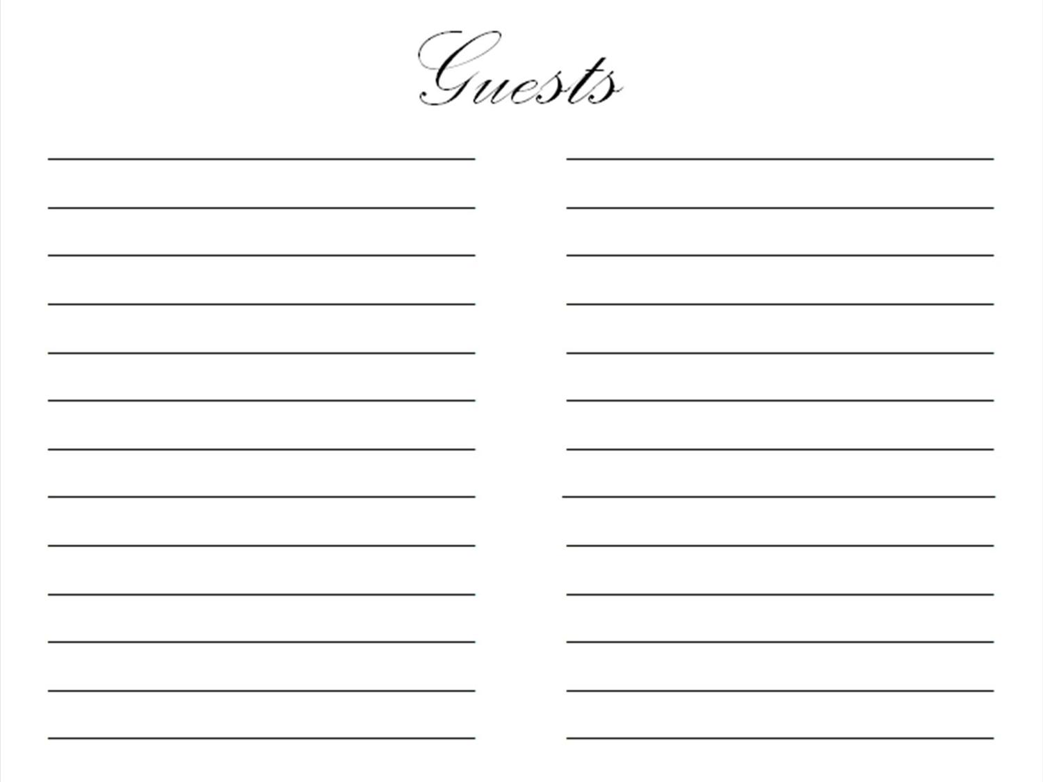 printable guest book pages for baby shower just b cause guest book templates free